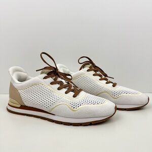 Vivaia Allday Unsex Comfy Slip-On Sneakers - Mesh Retro Style- White - Size 41